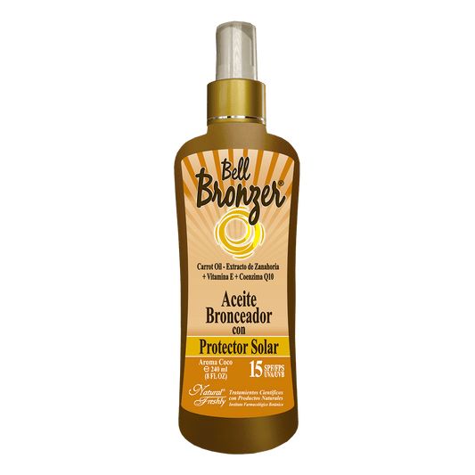 Bell brozer aceite bronceador protección solar 240 ml