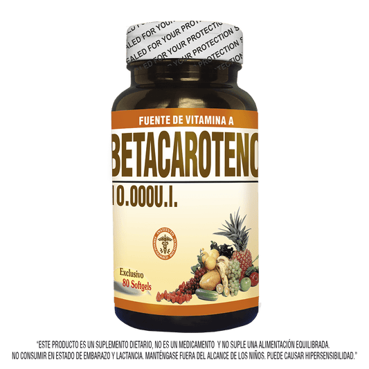 Betacaroteno 10000 – 80 cápsulas
