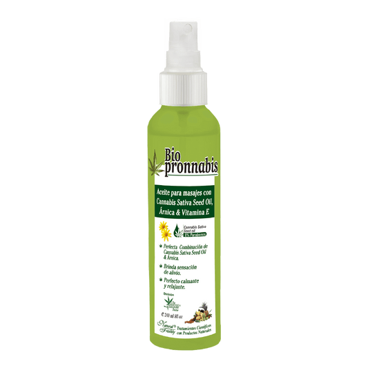 Biopronnabis cannabis sativa y arnica aceite 240 ml