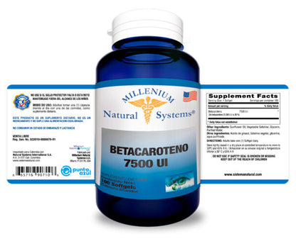BETACAROTENO X 100 S/G SYSTEMS