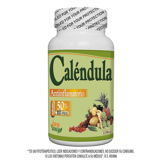 Caléndula 300 mg 50 cápsulas