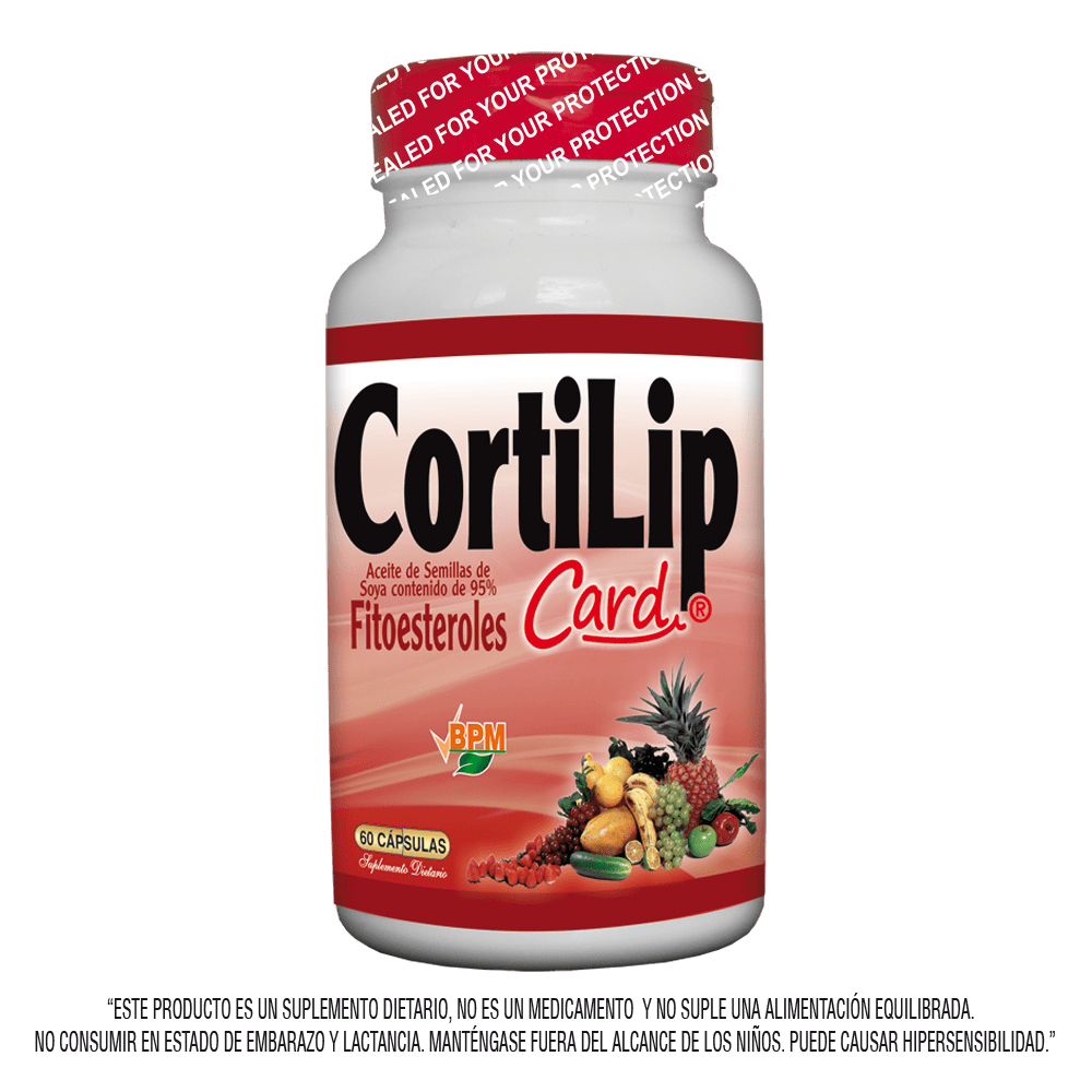 Cortilip card 60 cápsulas