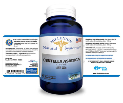 CENTELLA ASIATICA X 60 CAP DE SISTEM
