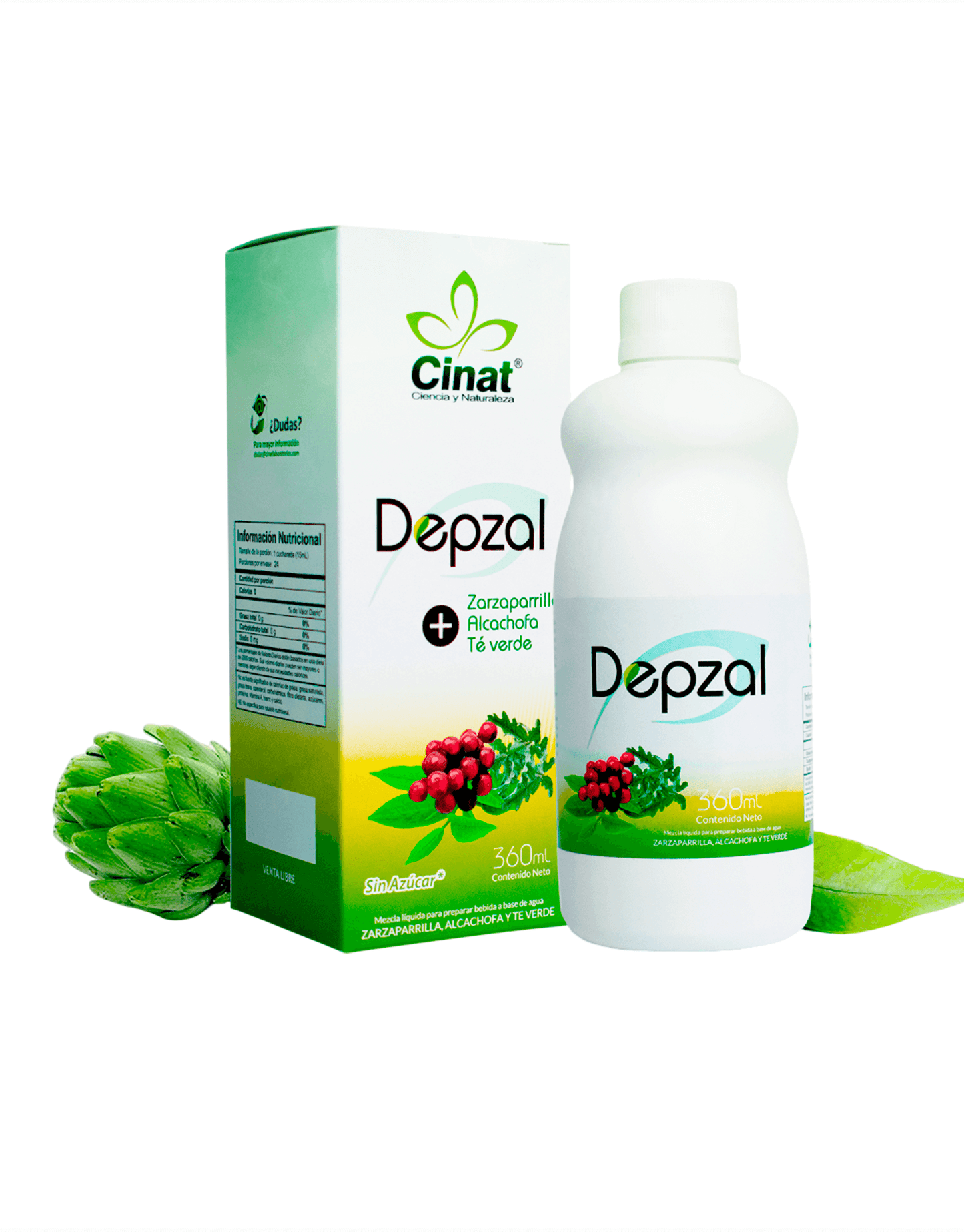 DEPZAL (ZARZAPARRILLA Y ALCAHOFA)