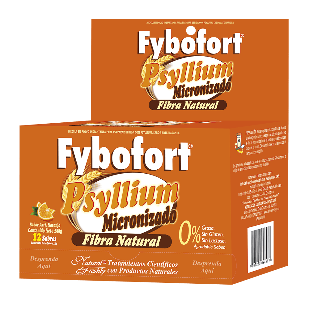 Fybofort psyllium micronizado caja 12 sobres