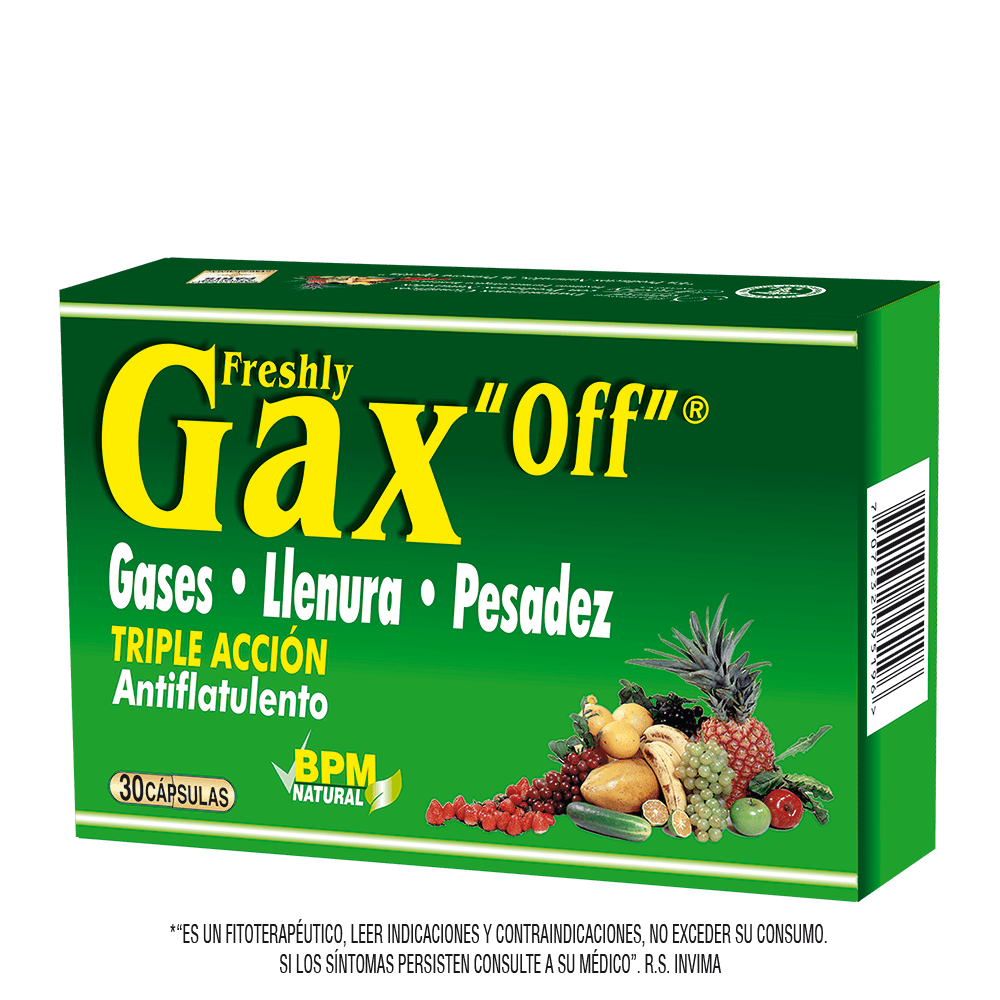 Gax off en blister 30 cápsulas