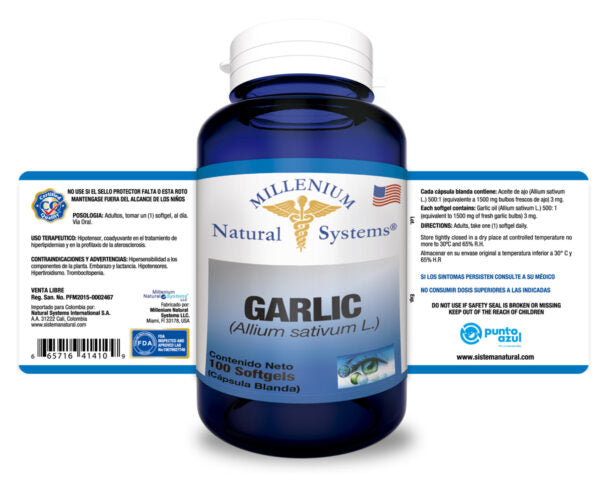 GARLIC 1500 MG X 100 S/G CAP SYSTEMS