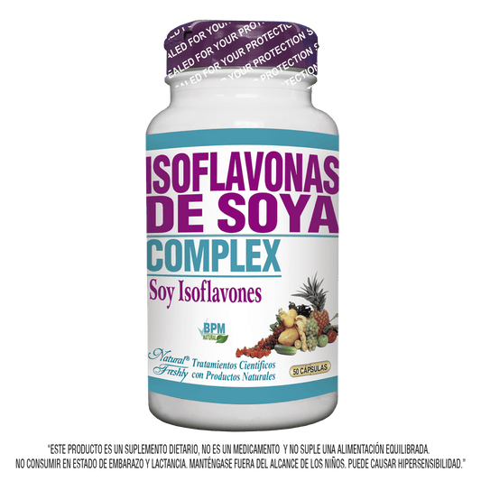 Isoflavones de soya 50 softgels