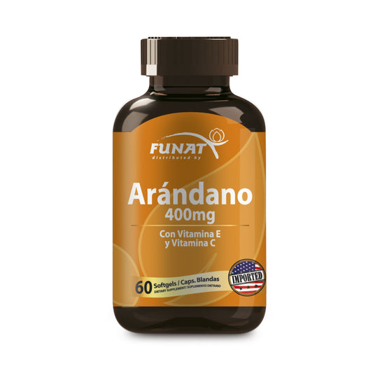 Arándano 400mg + vitamina C y E 60 softgels