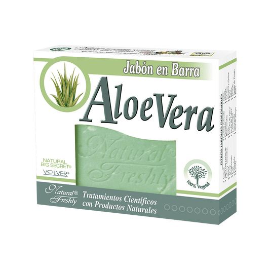 Jabón de aloe vera en barra 100 g