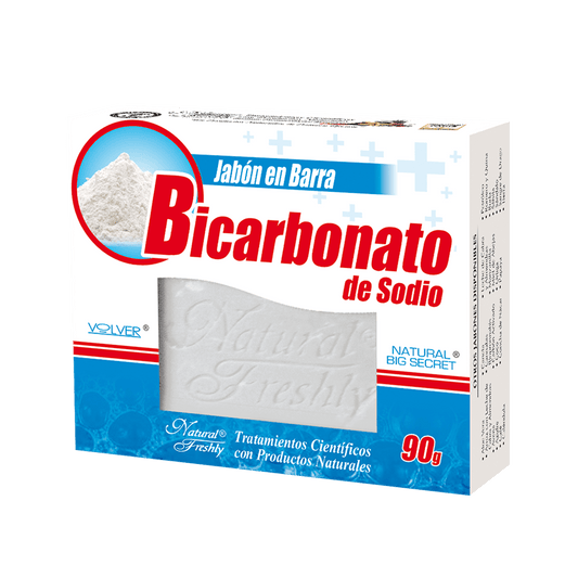 Jabon bicarbonato de sodio barra 90 g