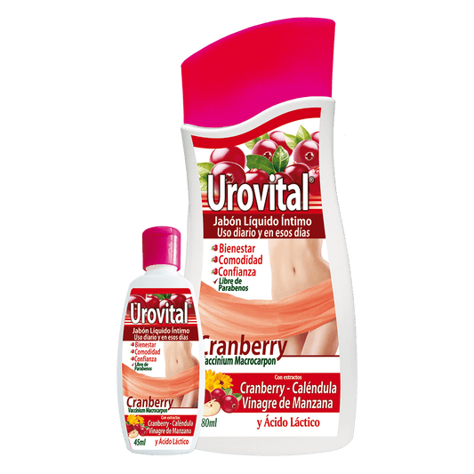 Urovital – jabón líquido intimo 280 ml gratis 45 ml