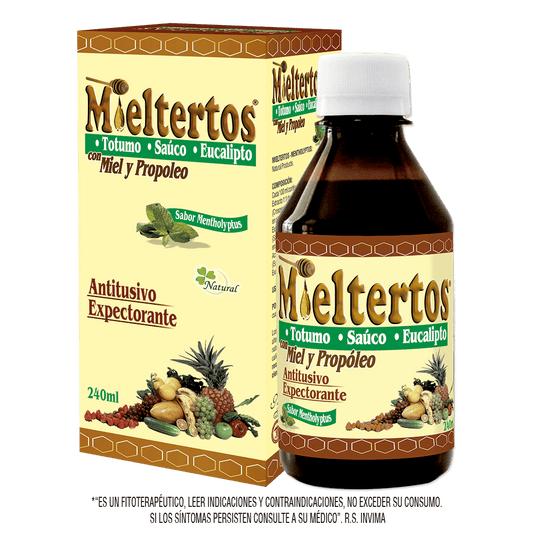 Mieltertos jarabe totumo, sauco, eucalipto 240 ml