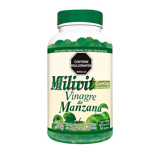 Milivit vinagre manzana gomas x50g
