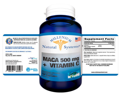 MACA X 60 CAP DE 500MG SYSTEMS