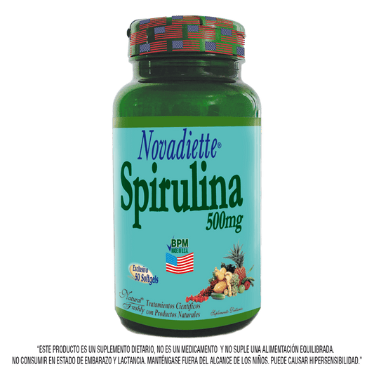 Novadiette spirulina hawaiana 50 cápsulas