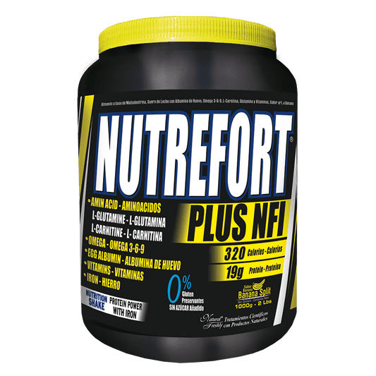Nutrefort Plus N.F.I sabor banano 1000 g