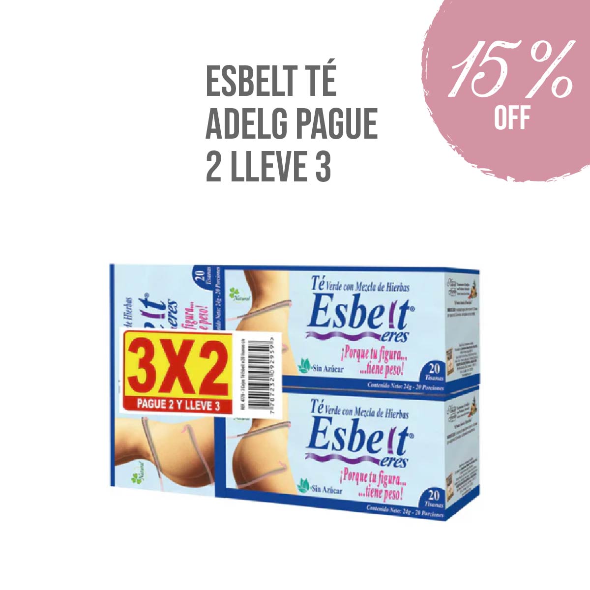 Té Esbelt te - Oferta pague 2 lleve 3 -15% Off