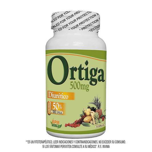 Ortiga 500mg 50 cápsulas
