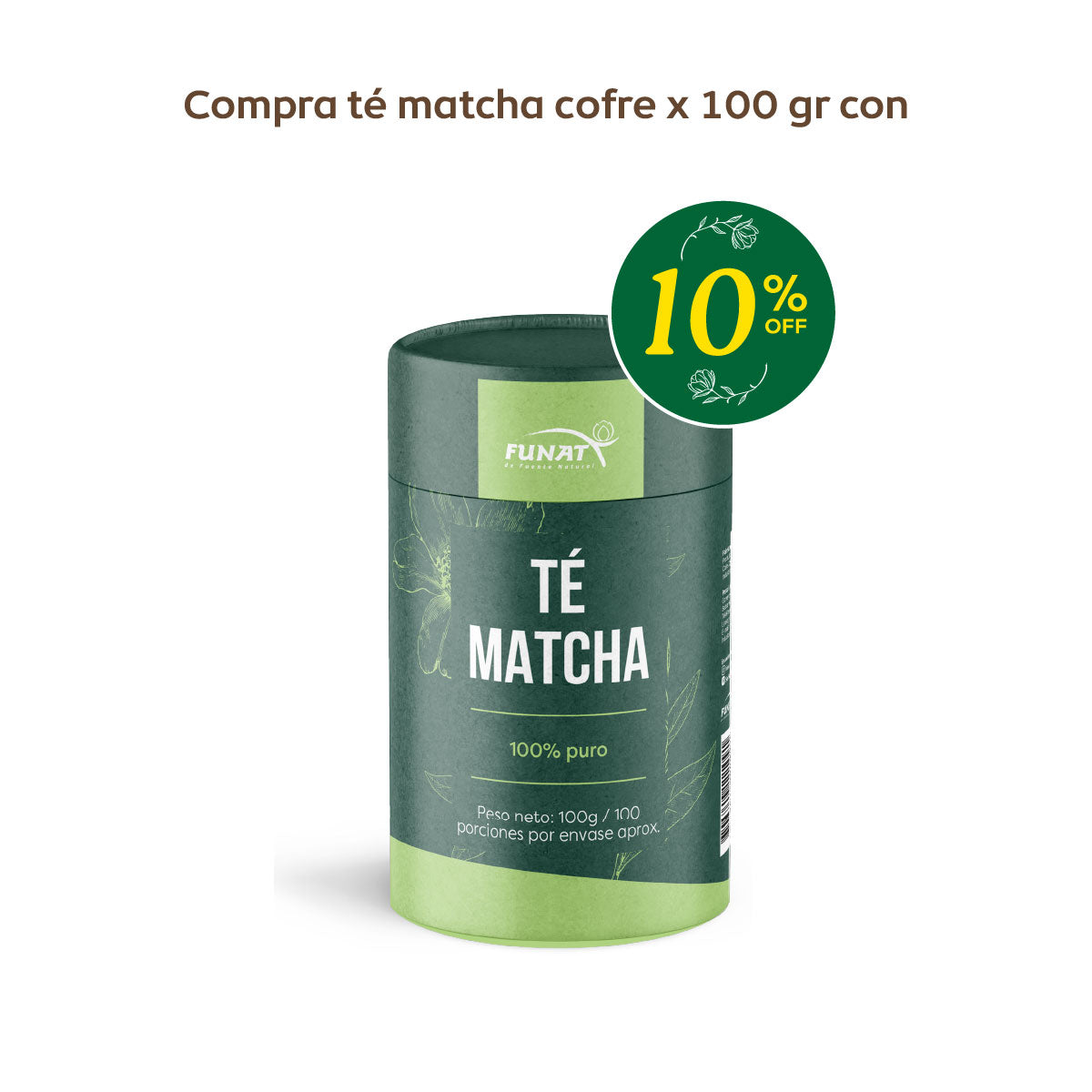 TE MATCHA X 100GR COFRE Con el 10% Off