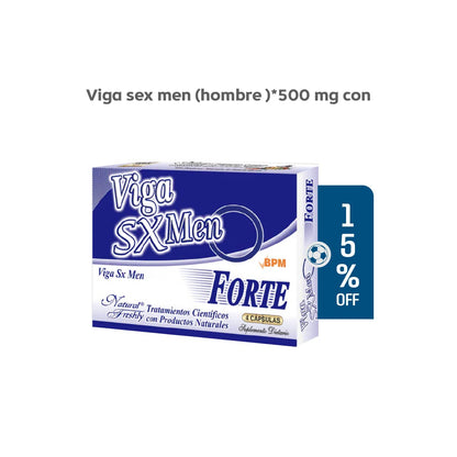 Vigasx men forte 50 cápsulas - 15% Off