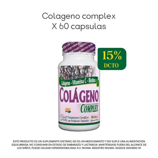 Colageno complex con resveratrol 60 capsulas