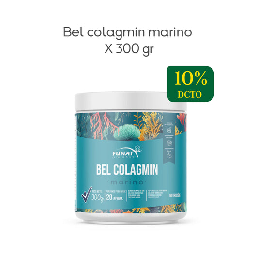 Bel Colagmin péptidos de colágeno Marino 300 Gr