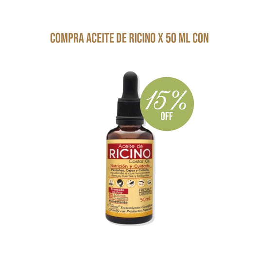 Aceite de Ricino - CASTOR OIL X 50 ML - 15% off