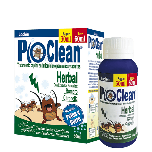 Piocleanherbal, antipiojosromero, citronela 60 ml