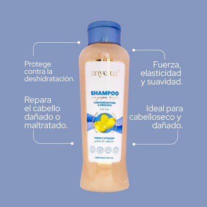 SHAMPOO GUSANO SEDA ANYELUZ