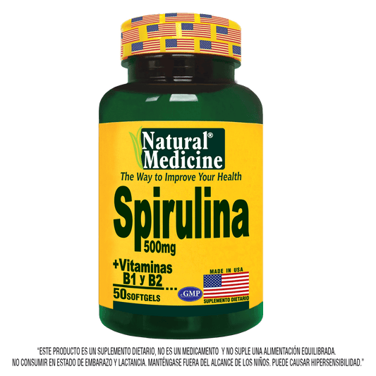Spirulina 500 mg 50 sofgelts