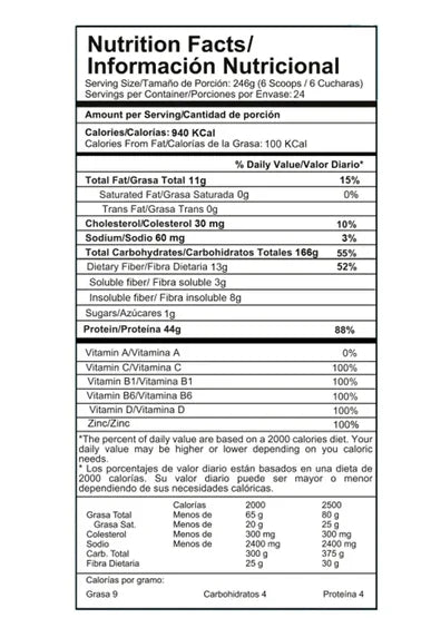 SMART GAINER 13 LB VAINILLA