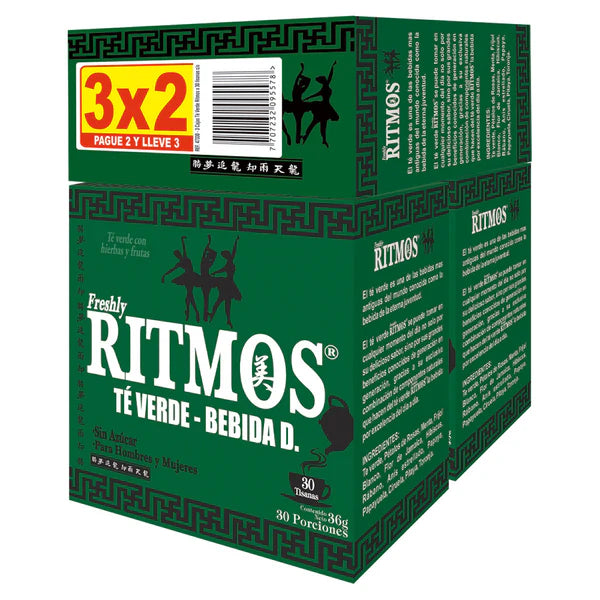 KIT TE VERDE RITMOS PAGUE 2 LLEVE 3