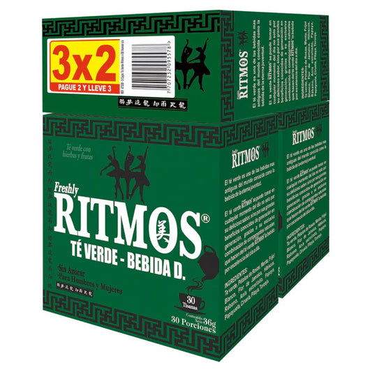 KIT TE VERDE RITMOS PAGUE 2 LLEVE 3