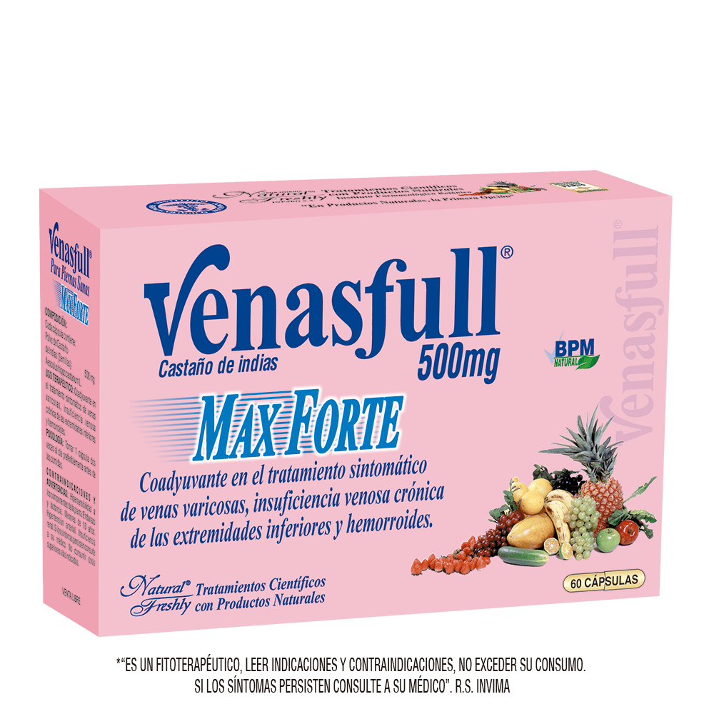 Venasfull max forte blister 60 cápsulas
