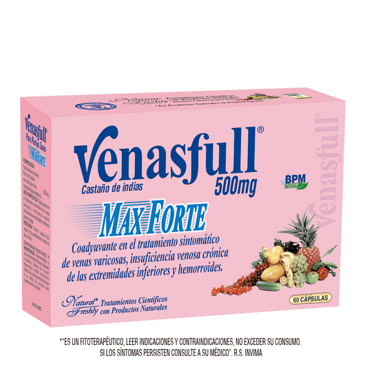 Venasfull max forte blister 60 cápsulas