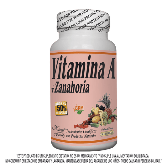 Vitamina A 50 cápsulas