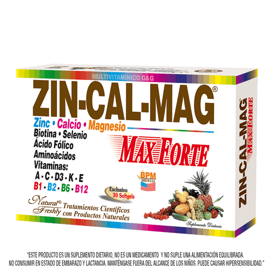 Zincalmag max forte blister 30 softgels