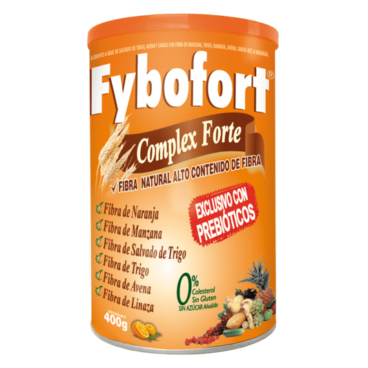Fybofort complex forte psyllium y prebióticos 400 g