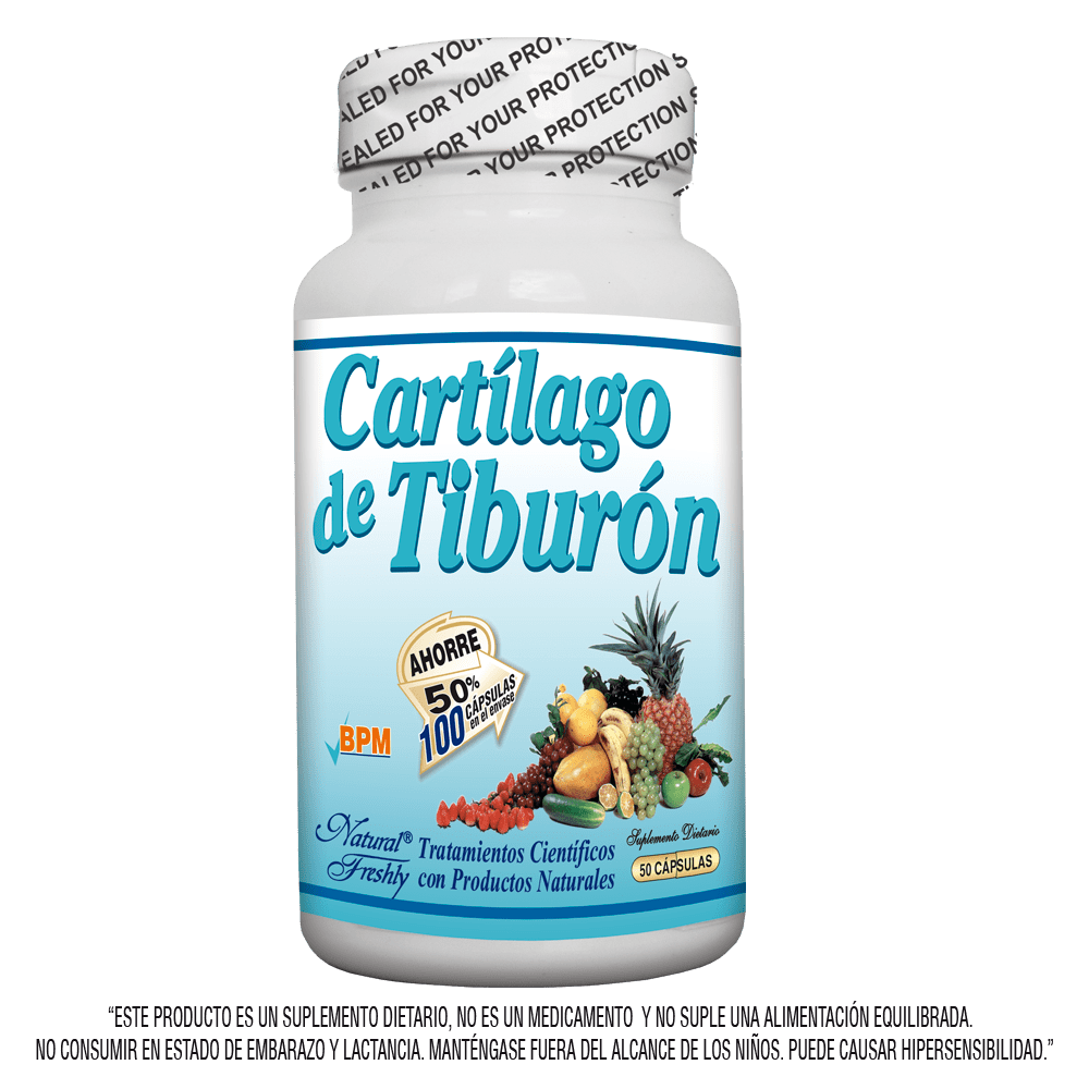 Cartílago de tiburón 50 cápsulas