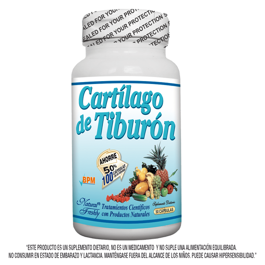 Cartílago de tiburón 50 cápsulas
