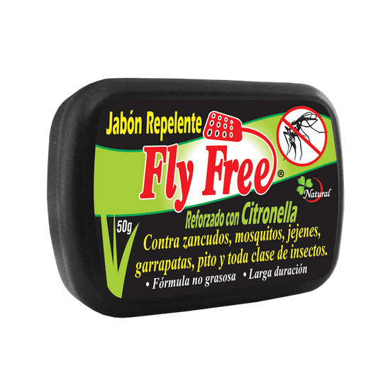 Jabon repelente reforzado con citronela