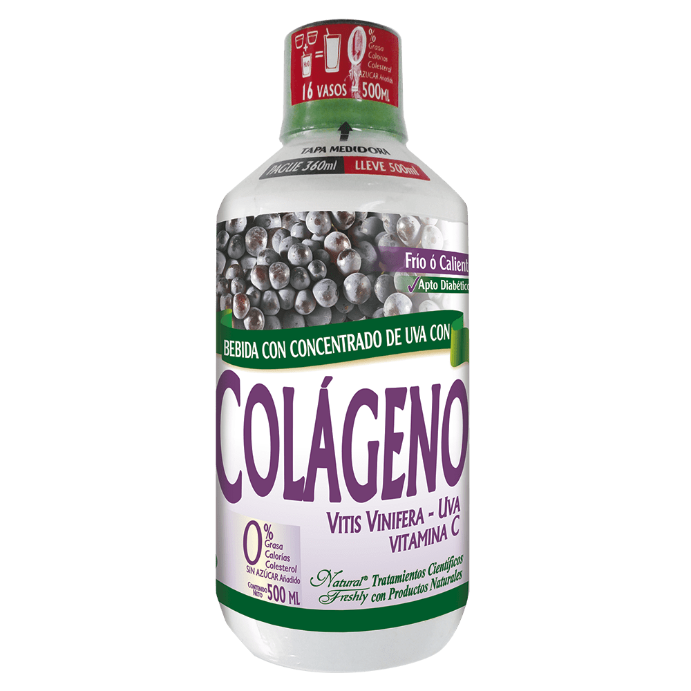 Bebida funcional de colageno con resvera 500 ml