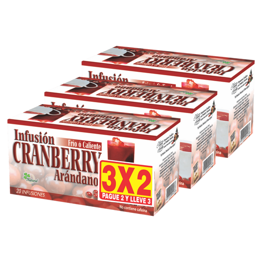 Té cramberry pague 2 lleve 3