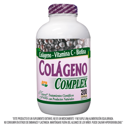 Colageno complex con resveratrol 200 cápsulas - 15% Off