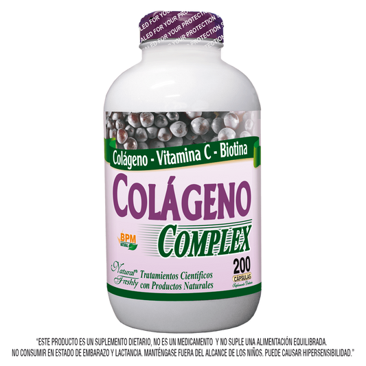 Colageno complex con resveratrol 200 cápsulas