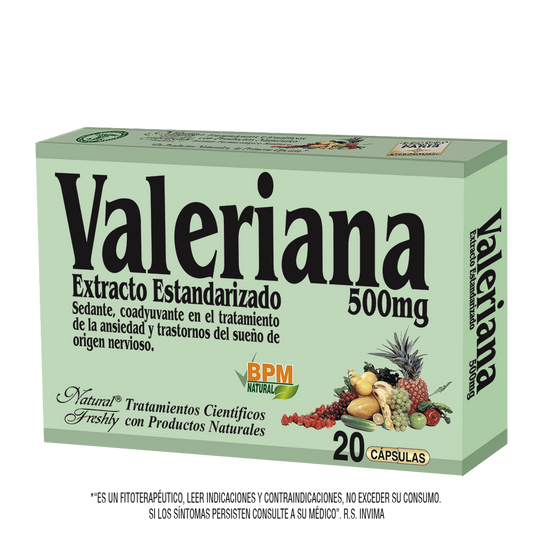 Valeriana extracto estandarizado 500 g