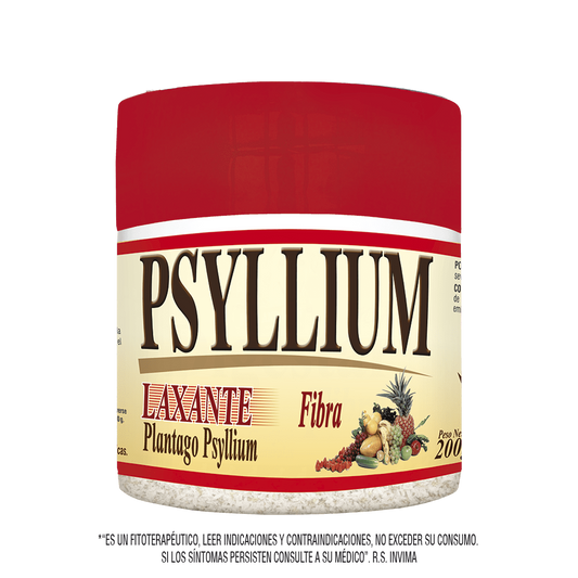 Psyllium fibra natural laxante pote 200 g