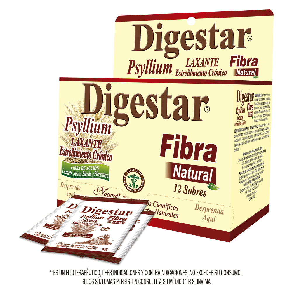Digestar fibra psyllium caja 12 sobres