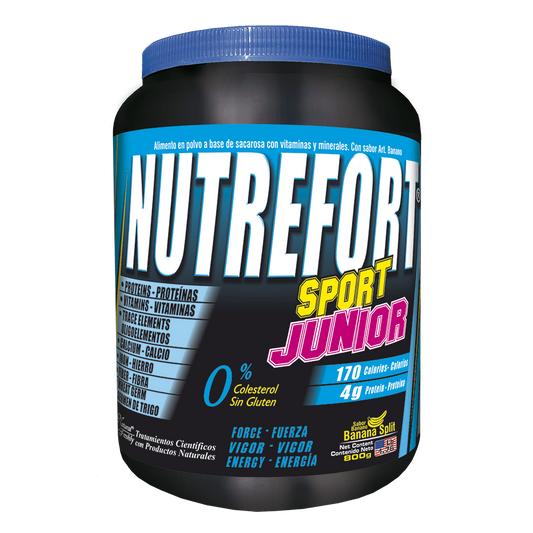 Nutrefort sport junior frasco sabor banano 800 g